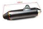 STONEMEN Full Exhaust Muffler System Slip on for CRF150F CRF230F 2003-2013 Titanium