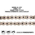 NICHE 428 Drive Chain 128 Links O-Ring With Connecting Master Link for Motorcycle ATV Dirt Bike