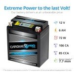 Chrome Pro YTX7L-BS High Performance - Maintenance Free - Sealed iGel Motorcycle Battery
