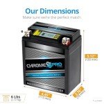 Chrome Pro YTX7L-BS High Performance - Maintenance Free - Sealed iGel Motorcycle Battery