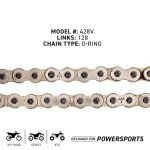 NICHE 428 Drive Chain 128 Links O-Ring With Connecting Master Link for Motorcycle ATV Dirt Bike