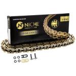 NICHE Gold 428 X-Ring Chain 130 Links With Connecting Master Link