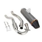 STONEMEN Full Exhaust Muffler System Slip on for CRF150F CRF230F 2003-2013 Titanium