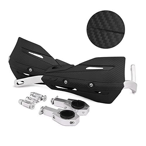 Dirt Bike Hand Guards Handguards - 7/8" 22mm and 1 1/8" 28mm with Universal Mounting Kits for Sur Ron Dirt Bike Motorcycle MX Motocross Supermoto Racing ATV Quad KAYO - Black