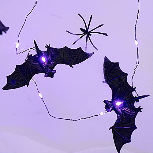 Halloween Bat Fairy Lights - 30 LEDs, 12 Modes