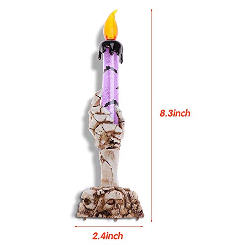Halloween Skull Candle Holder Set - Party Decoration
