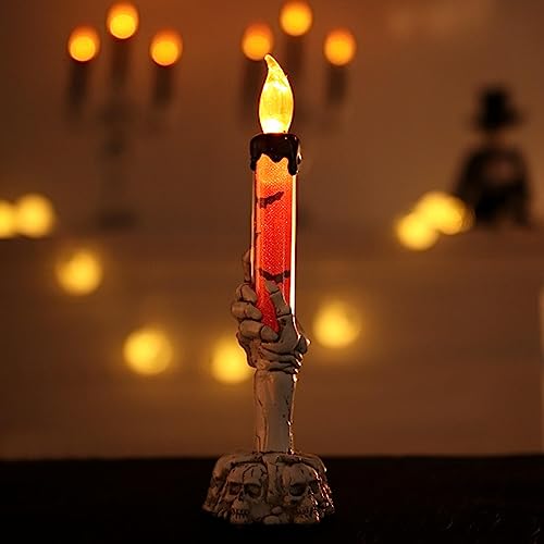 Halloween Skull Candle Holder Set - Party Decoration