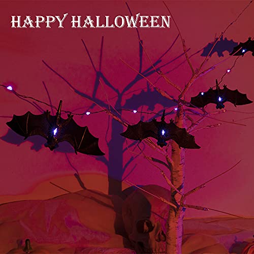 Halloween Bat Fairy Lights - 30 LEDs, 12 Modes