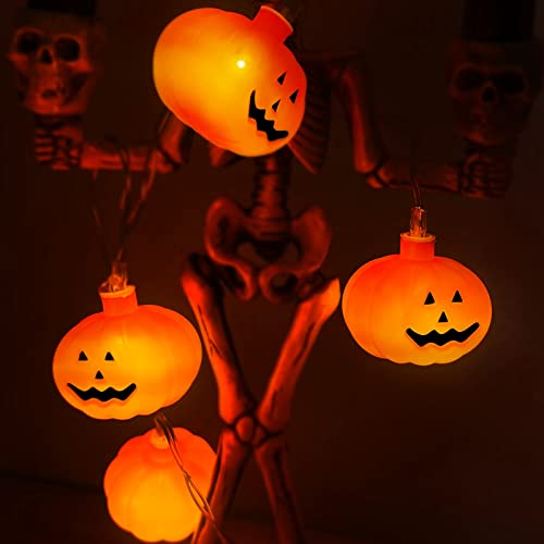 13 Ft Halloween Pumpkin String Lights with Timer