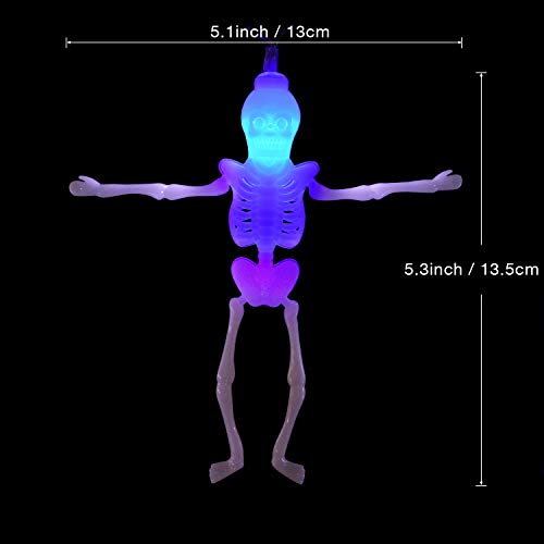 Spooky Skeleton Decor Lights - 10 Ft 20 LEDs