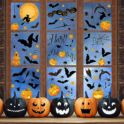 Spooky Halloween Window Clings for Festive Home Décor