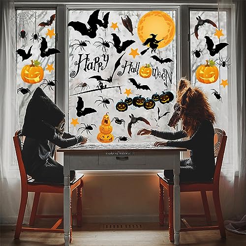 Spooky Halloween Window Clings for Festive Home Décor