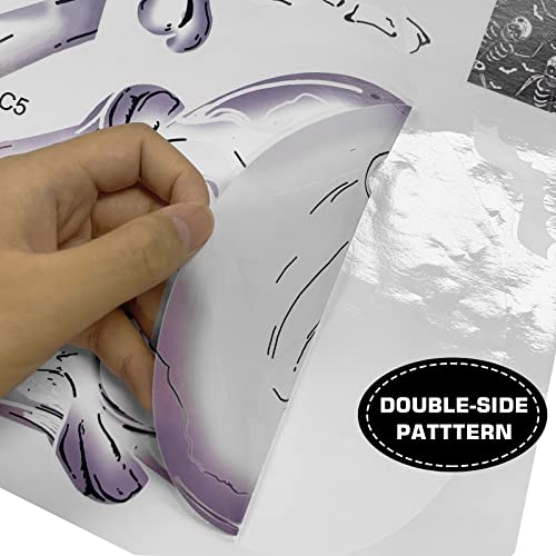140PCS Double-Sided Halloween Window Clings for Spooky Decor