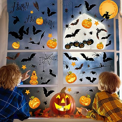 Spooky Halloween Window Clings for Festive Home Décor