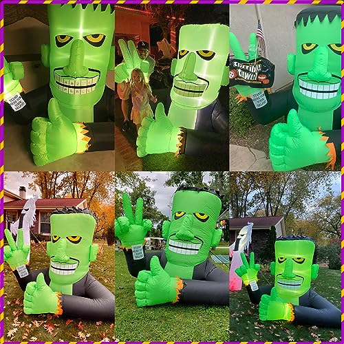 6FT High Halloween Inflatable Frankenstein with LED Lights