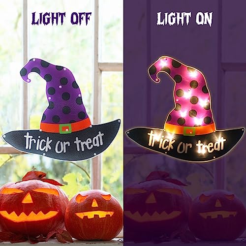 Halloween Window Lights with Light-Up Silhouette - 15