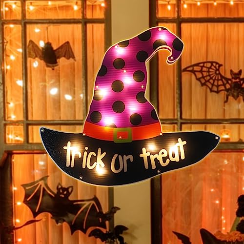 Halloween Window Lights with Light-Up Silhouette - 15