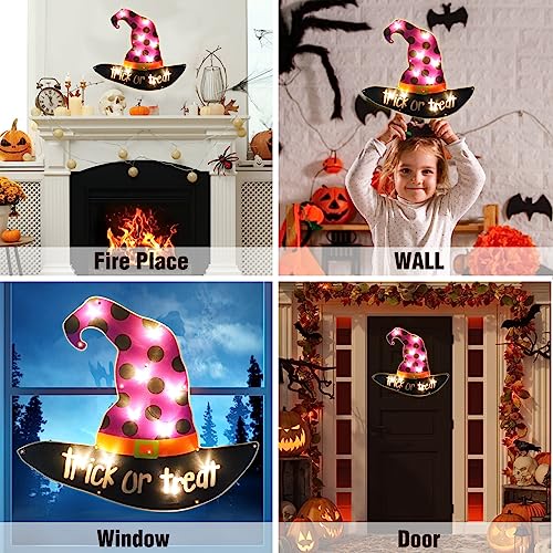 Halloween Window Lights with Light-Up Silhouette - 15