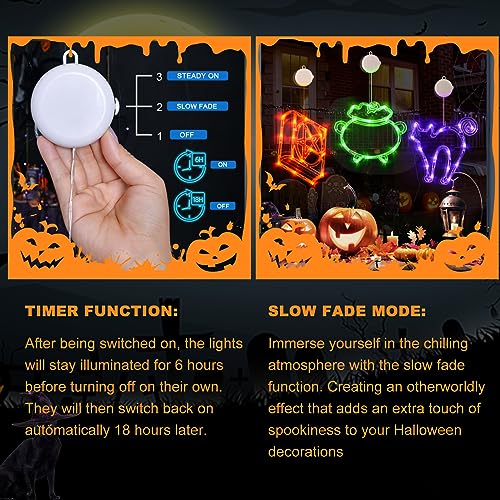 Halloween Spellbook, Cat, & Cauldron Lights
