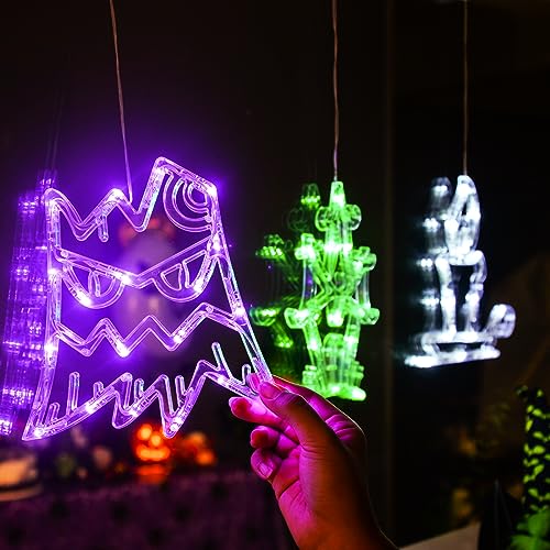Spooky Halloween Lights: Ghost Tree, Haunted House