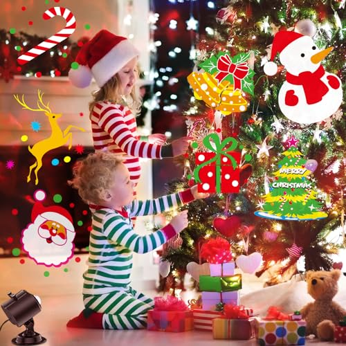 FLITI Brighter Halloween Decorations Projector Lights and Christmas Projector Outdoor 2023 Upgrade, 17 HD Effects (3D Ocean Wave & Patterns), 9 Holiday Projector Home Party Light Show