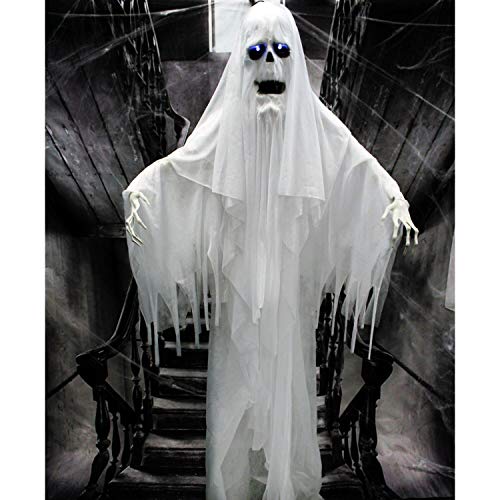 Haunted Hill Ghost: Life-Size Scary Animatronic for Halloween