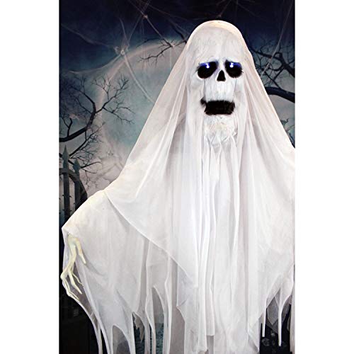 Haunted Hill Ghost: Life-Size Scary Animatronic for Halloween