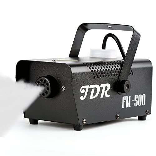Fog Machine JDR Mini 500W Smoke Machine with Auto Mode and Wireless Remote Control Portable Fogger for Outdoor, Parties, Stage Effect, Indoor, Disco, Halloween, Disinfection or Weddings 2500CFM|FM-3
