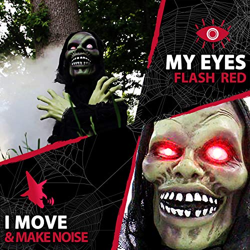 Scary Groundbreaker Ghoul: Animatronic Halloween Decoration
