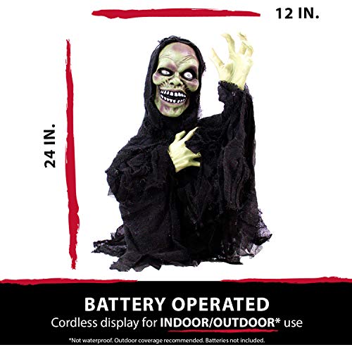 Scary Groundbreaker Ghoul: Animatronic Halloween Decoration