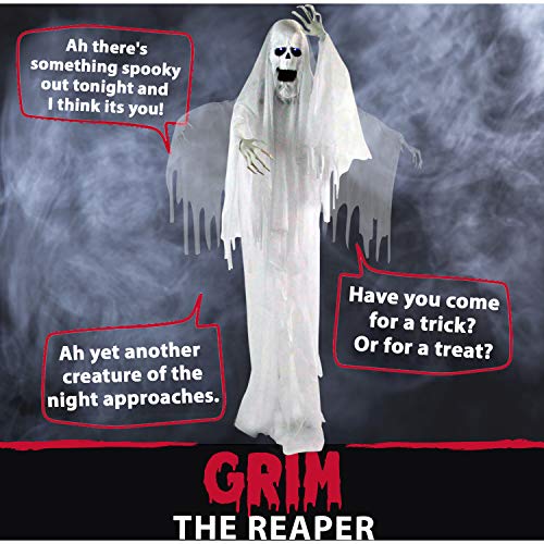 Haunted Hill Ghost: Life-Size Scary Animatronic for Halloween