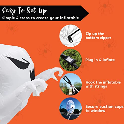 Scary Flying Ghost Inflatable for Halloween Decoration