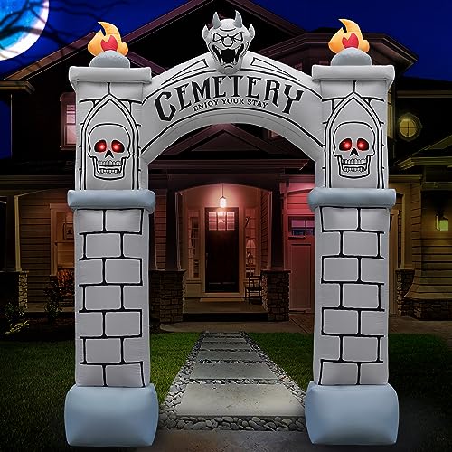 Haunted Cemetery Archway: Inflatable Halloween Decorations