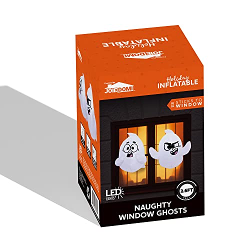 Halloween Inflatable Ghost, 3ft, LED, 2-Pack