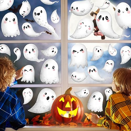 Cute Halloween Ghost Window Decor - 9 Sheets