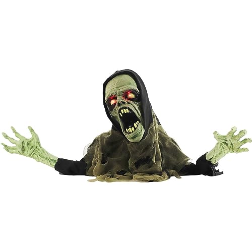 Touch-Activated Zombie Groundbreaker: LED Lights, Creepy Sound Effects