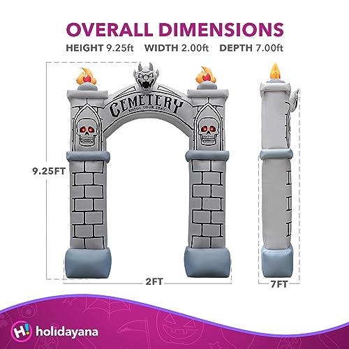 Haunted Cemetery Archway: Inflatable Halloween Decorations