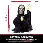 Scary Groundbreaker Ghoul: Animatronic Halloween Decoration
