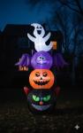 6ft Halloween Inflatable Stacked Totem Pole with LED