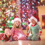 FLITI Halloween Lights Projector Outdoor,Water Wave Aurora Holiday Spotlight with Remote Control,Waterproof LED Landscape Light for Halloween Wedding Party Garden Yard Landscape Wall Tree Decoration