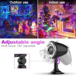 FLITI Halloween Lights Projector Outdoor,Water Wave Aurora Holiday Spotlight with Remote Control,Waterproof LED Landscape Light for Halloween Wedding Party Garden Yard Landscape Wall Tree Decoration