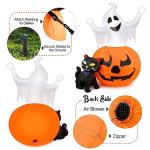 Spooky Pumpkin & Black Cat Halloween Inflatables (5ft)