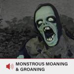 Touch-Activated Zombie Groundbreaker: LED Lights, Creepy Sound Effects