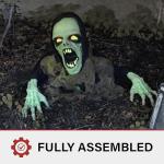 Touch-Activated Zombie Groundbreaker: LED Lights, Creepy Sound Effects