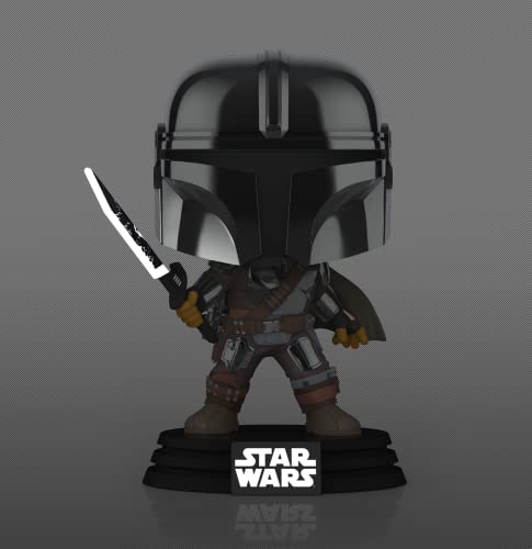 Star Wars Mandalorian Funko POP with Darksaber
