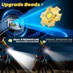 3000LM Waterproof Bike Light Set with Sensors