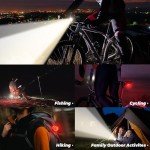3000LM Waterproof Bike Light Set with Sensors