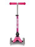 Mini Deluxe Foldable LED Kids Scooter (Pink)