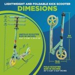 Jovial 2-Wheel Kick Scooter for Kids and Teens
