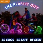 Multicolor Bike Wheel Lights – Fun for Kids!